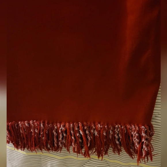 L&B Lucky & Blessed Red M8d-Rise Boyfriend Jeans Size 18 Frayed Hem 5 Pockets - Picture 6 of 6